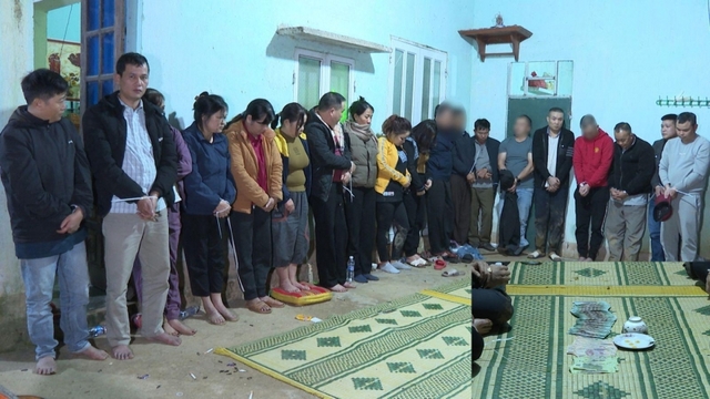 Triệt xóa sới bạc xóc đĩa, bắt giữ 15 đối tượng tại Thanh Hóa