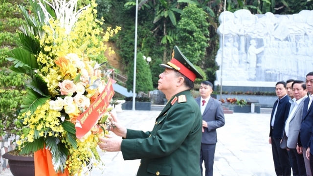 Đại tướng Nguyễn Trọng Nghĩa chủ trì các hoạt động tri ân, về nguồn tại Cao Bằng
