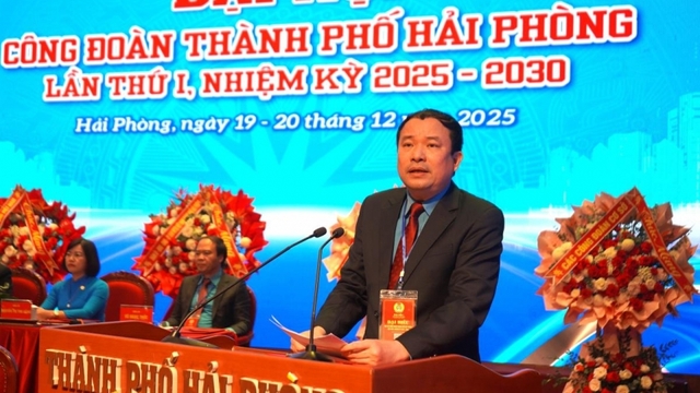 Ông Nguyễn Anh Tuân giữ chức Chủ tịch Liên đoàn Lao động TP. Hải Phòng