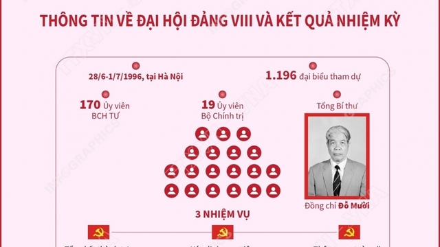 Đại hội Đảng VIII: Công nghiệp hóa, hiện đại hóa đất nước