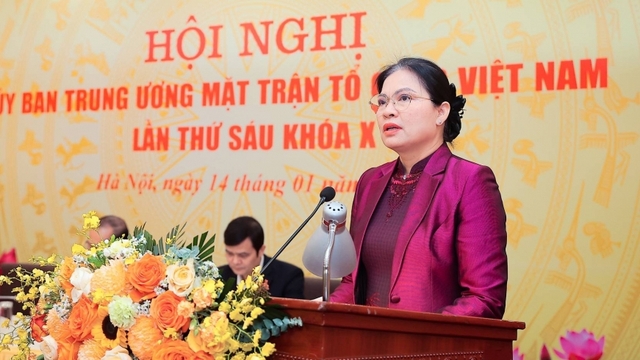 Bà Hà Thị Nga giữ chức Phó Chủ tịch – Tổng Thư ký Ủy ban Trung ương MTTQ Việt Nam