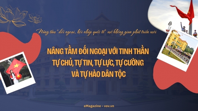 Nâng tầm đối ngoại với tinh thần tự chủ, tự tin, tự lực tự cường và tự hào dân tộc