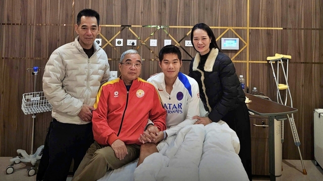 Thông tin mới nhất về chấn thương của Hiểu Minh