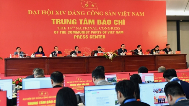 Khai trương Trung tâm báo chí và họp báo quốc tế về Đại hội XIV của Đảng