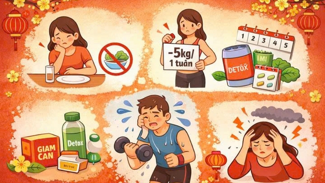 5 sai lầm nhiều người mắc khi giảm cân đón Tết
