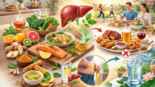 5 nhóm thực phẩm phục hồi gan sau chuỗi ngày quá tải vì rượu bia