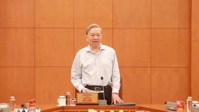 Tổng Bí thư Tô Lâm làm việc với Văn phòng Trung ương Đảng