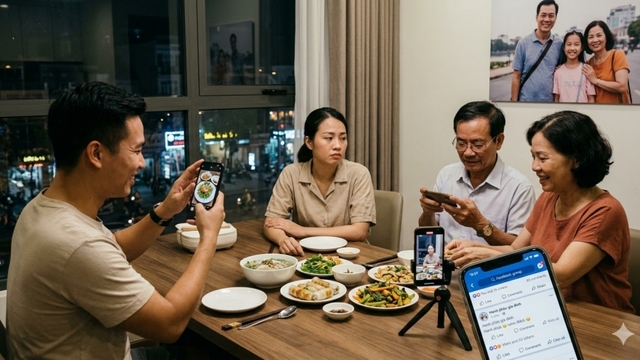 "Hạnh phúc ảo" và áp lực làm dâu trong gia đình "nghiện" mạng xã hội