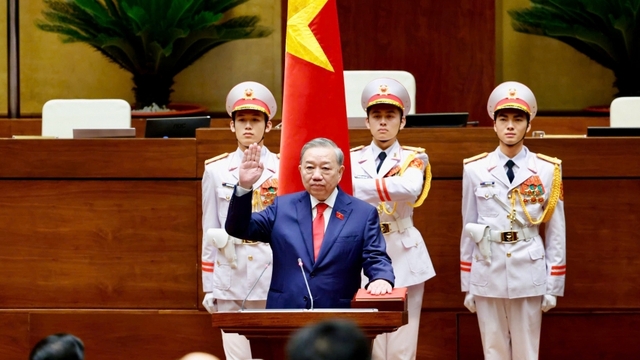 Lễ tuyên thệ nhậm chức của Chủ tịch nước CHXHCN Việt Nam Tô Lâm