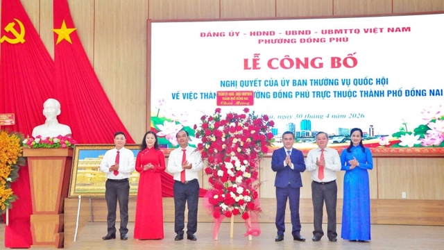 Đồng Nai đồng loạt công bố thành lập 10 phường mới trong ngày 30/4 lịch sử