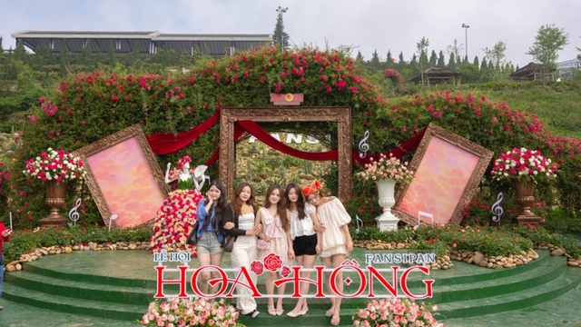 Sun World Fansipan Legend khai mạc Lễ hội Hoa hồng 2026 -"Bản giao hưởng hoa hồng"