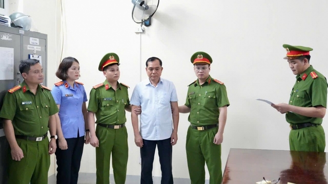 Bắt bị can Hoàng Trọng Lợi, nguyên Phó Chủ tịch TP Vĩnh Yên, Vĩnh Phúc cũ