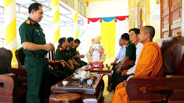 Sư đoàn 330, Quân khu 9 thăm, chúc Tết Chôl Chnăm Thmây năm 2026