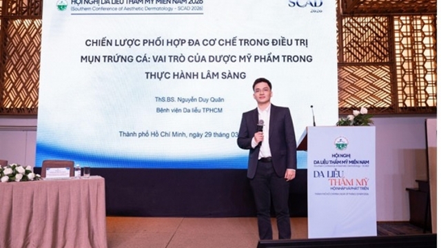 Trioderma - Dược mỹ phẩm Việt báo cáo nghiên cứu lâm sàng tại SCAD 2026