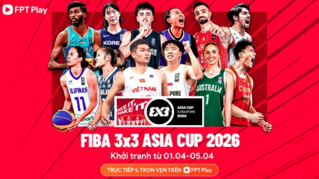 Lịch thi đấu FIBA 3x3 Asia Cup 2026 trên FPT Play