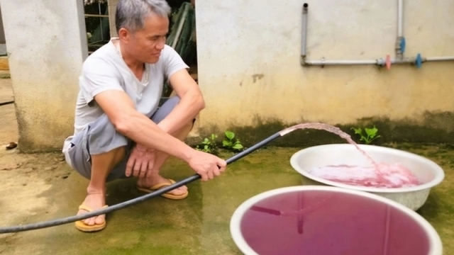 Công ty xả thải làm nước giếng khoan đổi màu tím bất thường bị phạt 1,5 tỷ