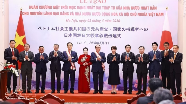 Japan bestows Order of the Rising Sun on former Vietnamese leaders