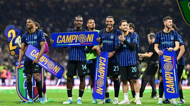 Inter Milan chính thức vô địch Serie A 2025/2026 sớm 3 vòng đấu