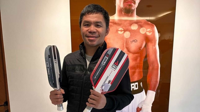 Huyền thoại quyền Anh Manny Pacquiao lấn sân pickleball