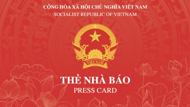 Mẫu thẻ nhà báo mới kỳ hạn 2026 - 2030 và quy định về thông tin trên thẻ