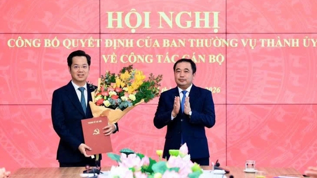 Ông Vũ Đăng Định giữ chức Trưởng Ban Tổ chức Thành ủy Hà Nội