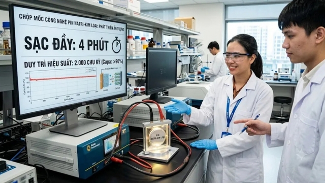 Công nghệ pin sạc đầy trong 4 phút, vẫn giữ 90% dung lượng sau 2.000 chu kỳ