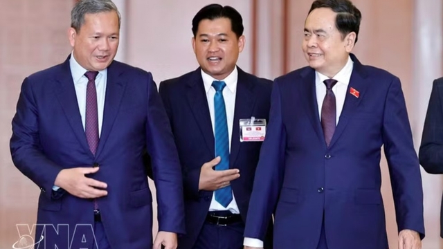 Vietnamese NA Chairman lauds legislative ties with Cambodia
