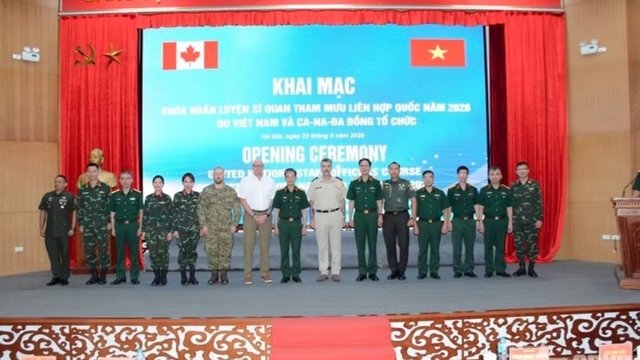 Vietnam, Canada co-host UN staff officer training course
