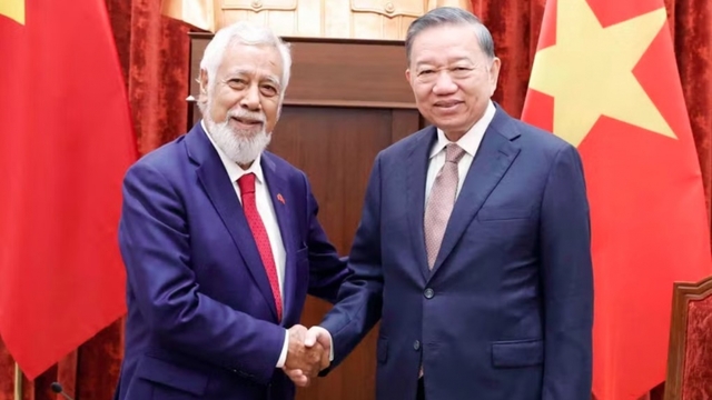 Top Vietnamese leader, Timor-Leste PM discuss expanding bilateral ties