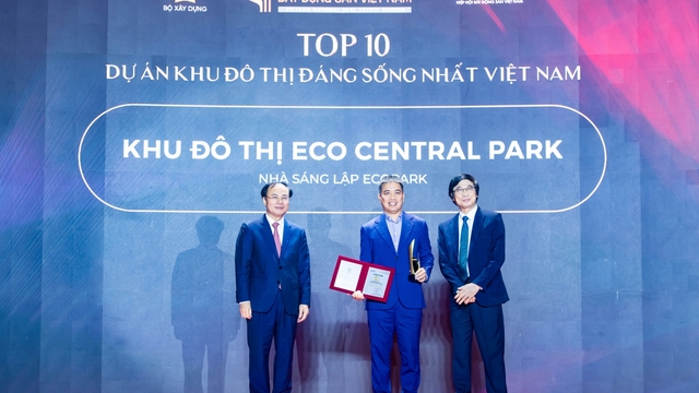 Nhà sáng lập Ecopark lập cú đúp tại Giải thưởng Quốc gia Bất động sản Việt Nam