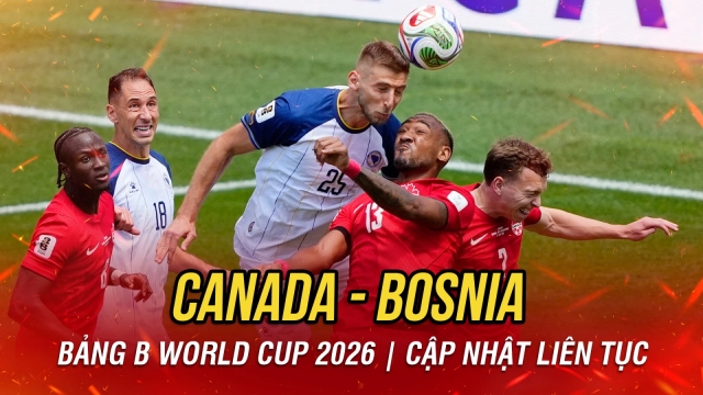 TRỰC TIẾP Canada 0-1 Bosnia: Hiệp 2 bắt đầu