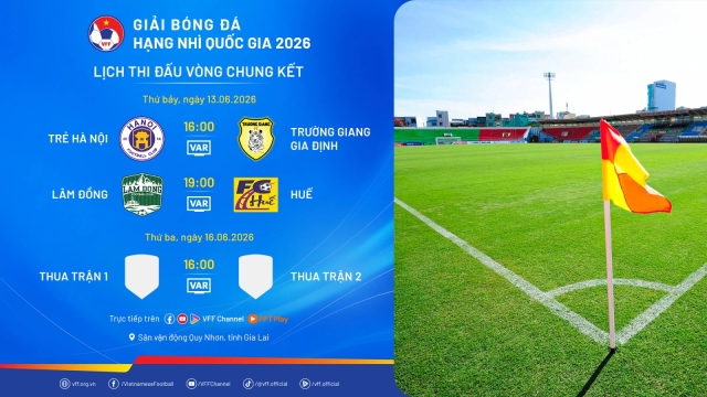VAR được áp dụng ở tất cả các trận đấu tại VCK giải hạng Nhì Quốc gia 2026