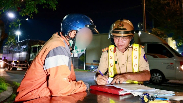 TP.HCM xử lý hơn 22.000 tài xế vi phạm về cồn, ma túy trong tháng cao điểm