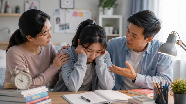 Con gái rối loạn kinh nguyệt do áp lực thi chuyển cấp, gia đình nên xử lý sao?