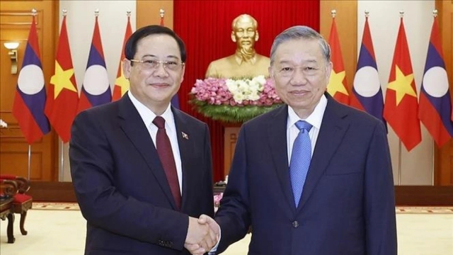 Tổng Bí thư, Chủ tịch nước Tô Lâm tiếp Thủ tướng Lào Sonexay Siphandone