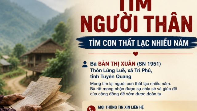 Tìm con ruột bị mất tích lâu ngày