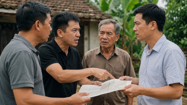Cha vừa mất, anh em đã nảy sinh mâu thuẫn vì mảnh đất để lại