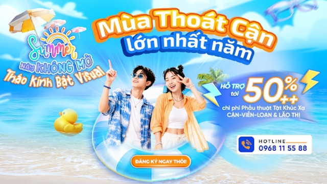 Summer Smile Days DND 2026: Cơ hội “tốt nghiệp kính cận” với ưu đãi hỗ trợ tới 50%
