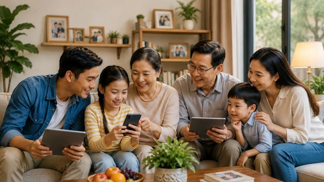 Giữ sợi dây gắn kết gia đình trong thời đại số