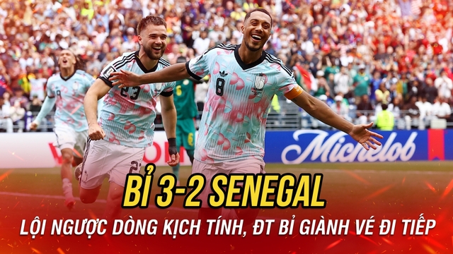 Kết quả World Cup 2026 hôm nay 2/7: Bỉ giành chiến thắng kịch tính trước Senegal