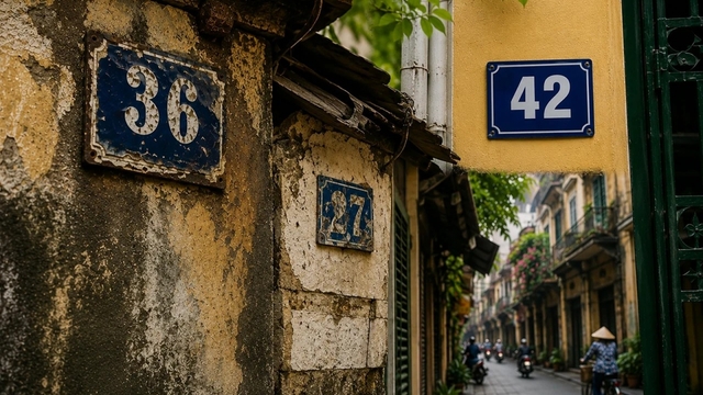 Biển số nhà kể chuyện phố cũ