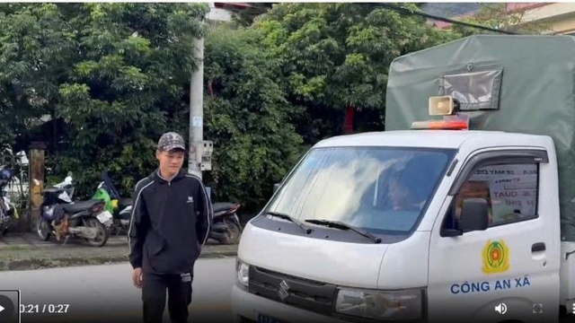 Công an xã ở Cao Bằng đưa thí sinh ngủ quên đến điểm thi kịp giờ