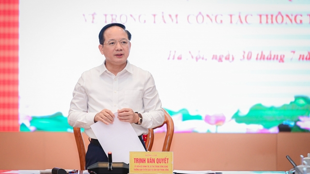 Trưởng Ban Tuyên giáo và Dân vận Trung ương: Báo chí phải tinh, sắc, nhanh và chủ động