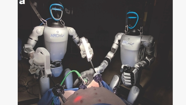 Mỹ dùng robot hình người của Trung Quốc thực hiện ca phẫu thuật lợn sống
