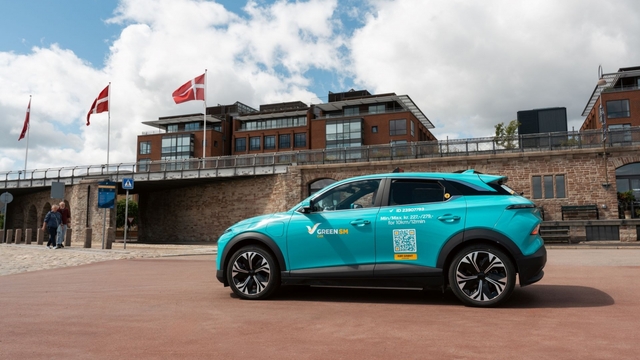 Green SM launches electric taxi service in Denmark, marking Europe debut