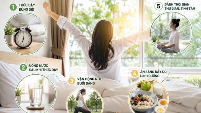 5 thói quen buổi sáng cực kỳ đơn giản để sống thọ, đặc biệt là việc số 1