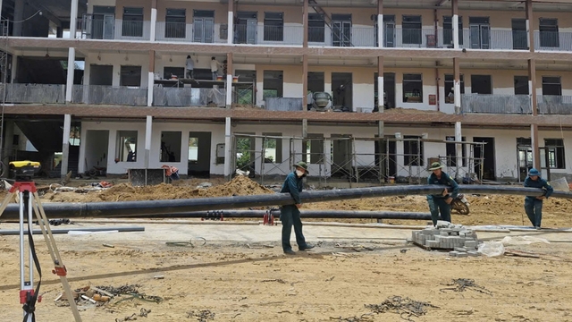 Đẩy nhanh tiến độ Trường nội trú biên giới Đà Nẵng, sẵn sàng đón năm học mới