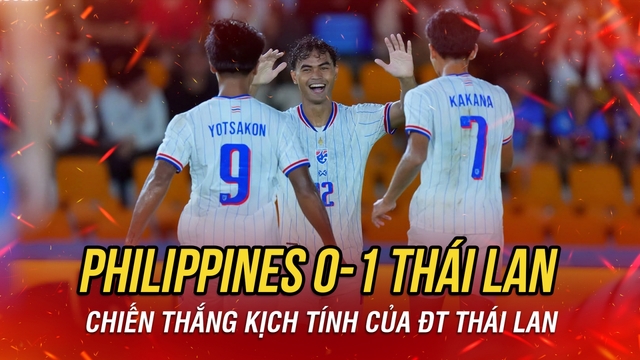 Vượt qua Phillippines, Thái Lan thắng trận thứ ba liên tiếp tại ASEAN Cup 2026