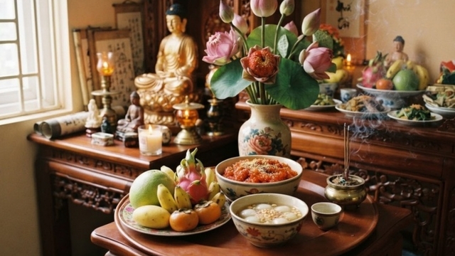 Mâm lễ cúng rằm tháng 7 âm lịch: Những quy tắc không nên bỏ qua