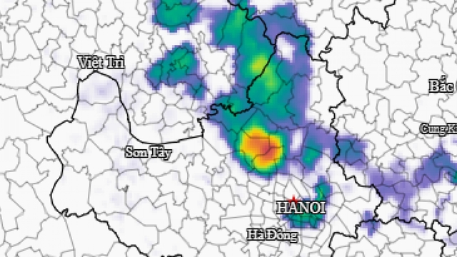 Cảnh báo Hà Nội có dông lốc trong 3 giờ tới